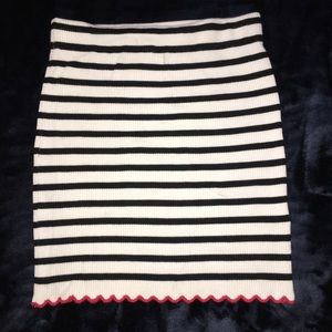Zara stripped skirt